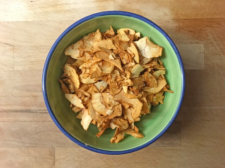 Knusprige Apfelchips