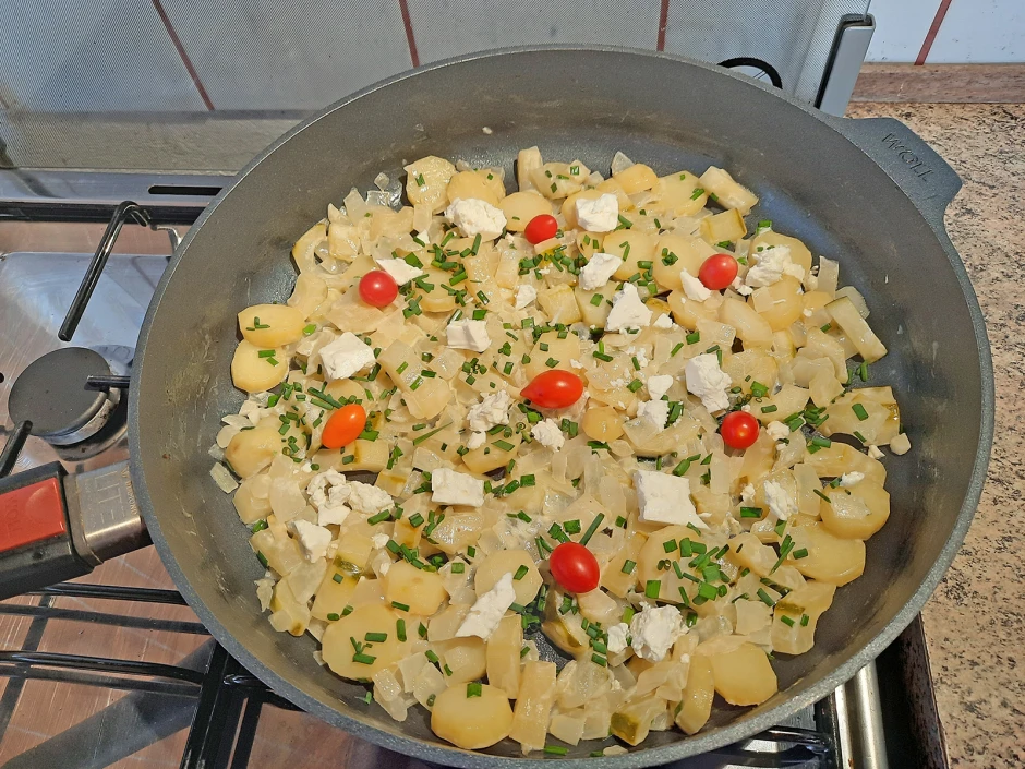 Kartoffel Gurken Pfanne