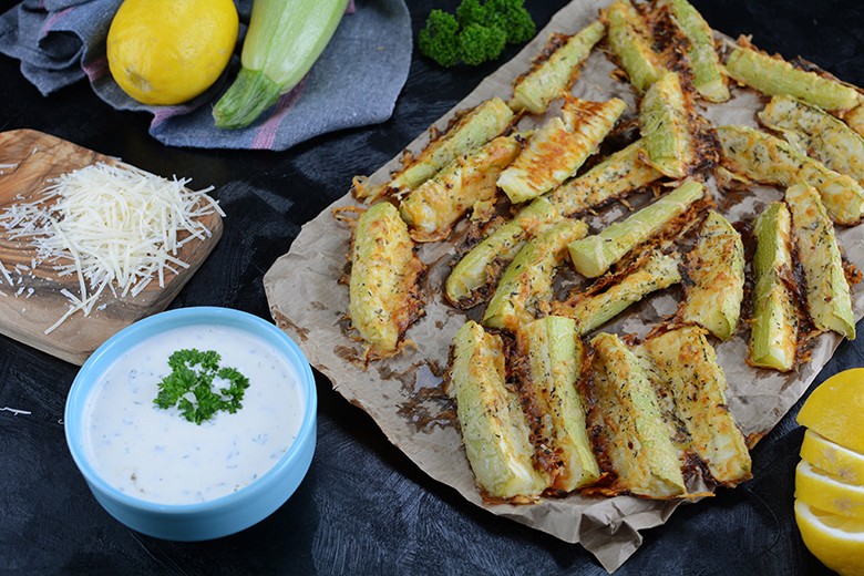 Zucchini-Wedges