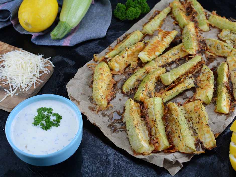 Zucchini-Wedges