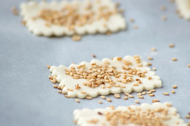 Snacks aus Mürbteig