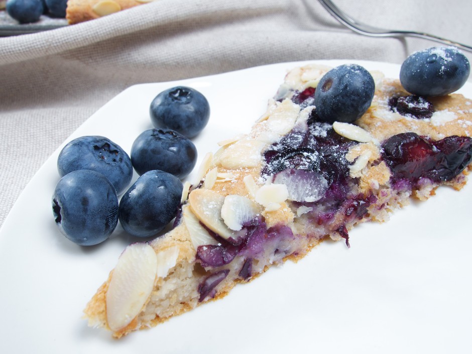 Low-Carb Heidelbeerkuchen