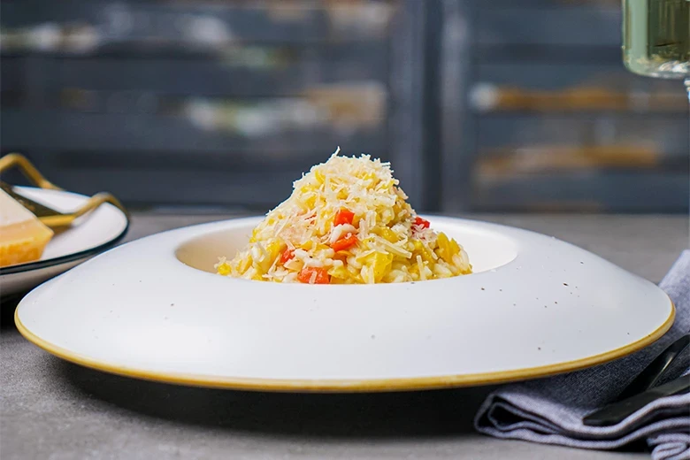 Schnelles Kürbisrisotto