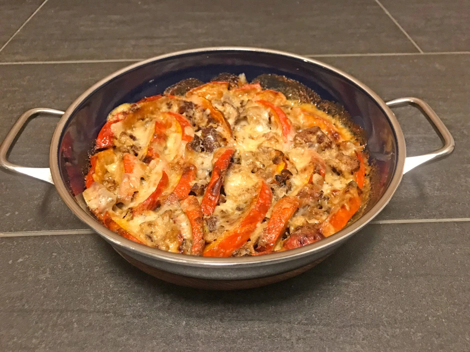K&uuml;rbis-Tofu-Pfanne