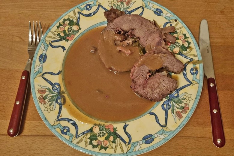 Rindsrollbraten oder Rindsroulade XXL