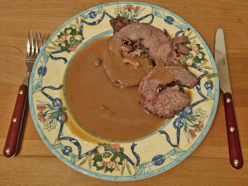 Rindsrollbraten oder Rindsroulade XXL