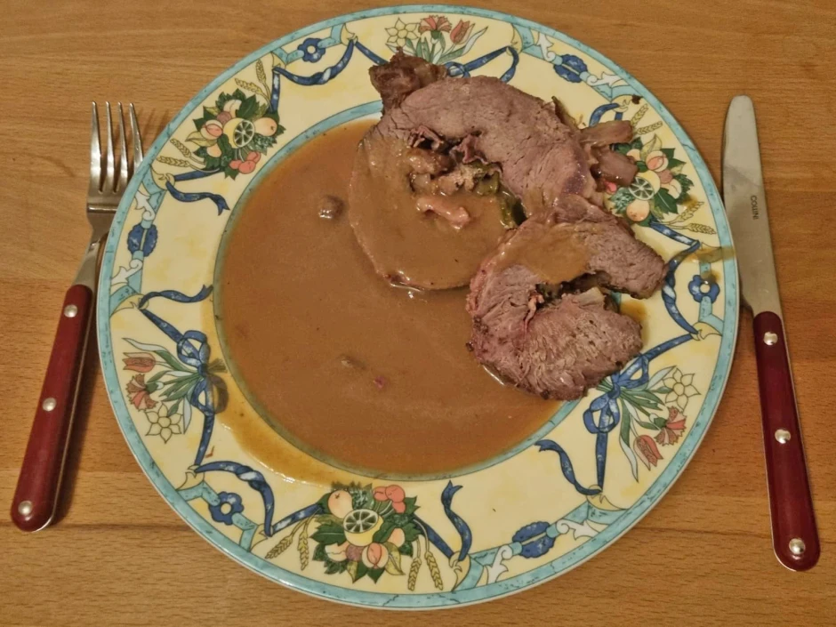 Rindsrollbraten oder Rindsroulade XXL
