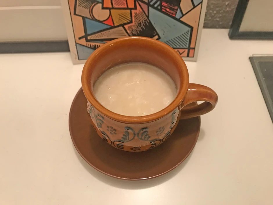 Trink-Grießkoch mit Amaretto