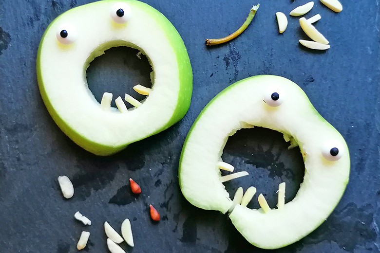 Gesunde Apfelmonster