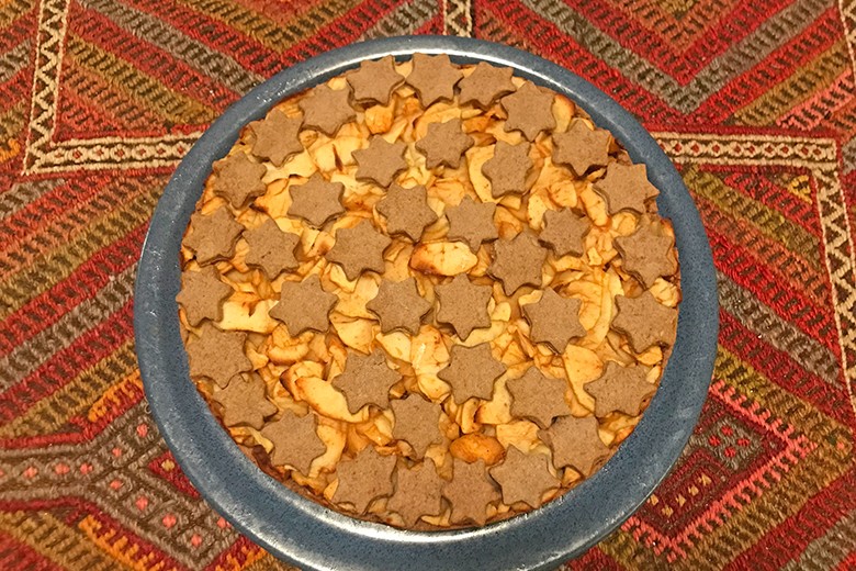 Sternchen-Apfelkuchen