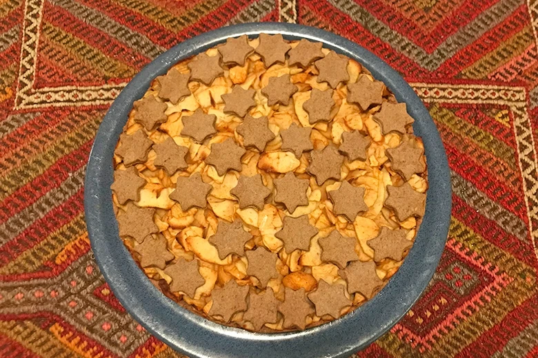 Sternchen-Apfelkuchen