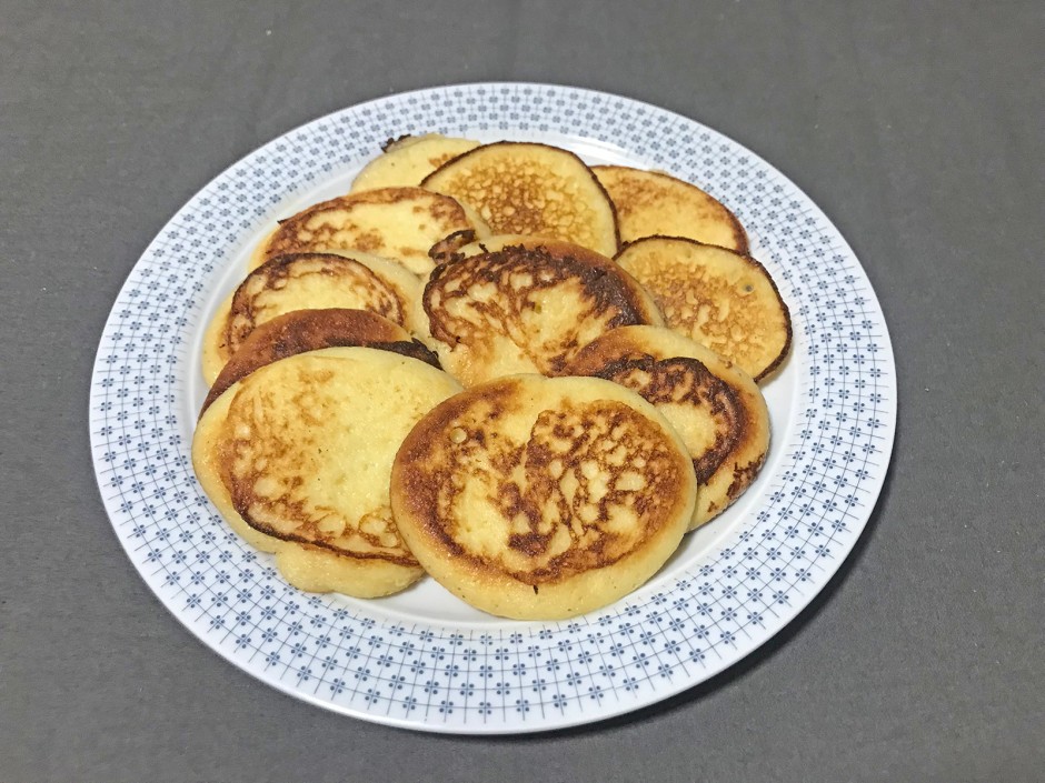 Frischkäse-Pancakes
