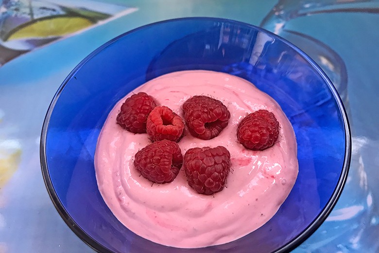 Himbeer-Mascarpone-Creme