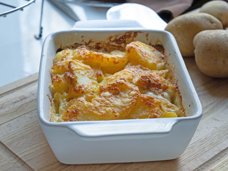 Kartoffel-Sellerie-Gratin
