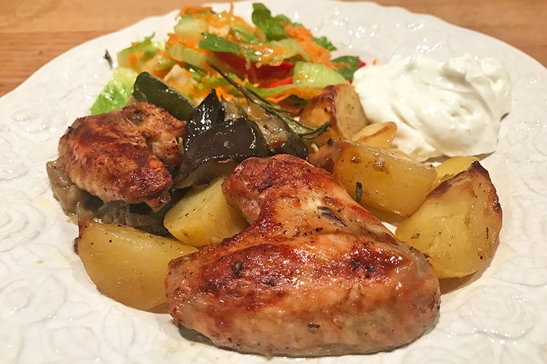 Mediterranes Ofenhuhn