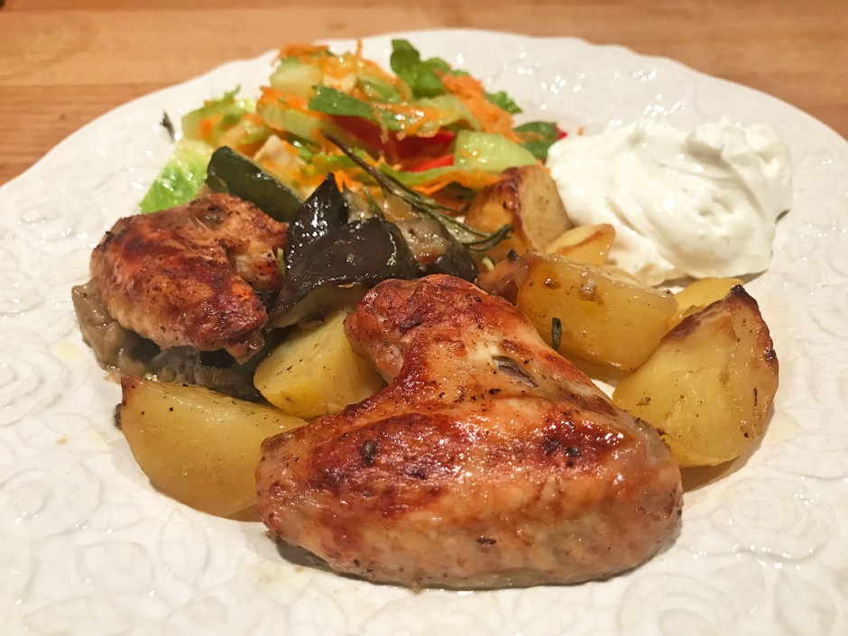 Mediterranes Ofenhuhn