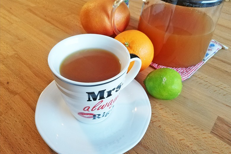 Grapefrucht Orangentee