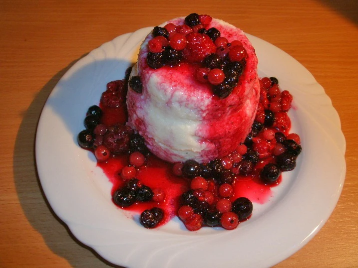 Griesflammerie mit Quark