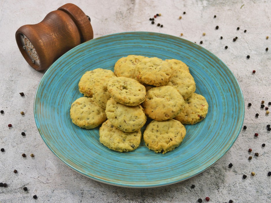 Cracker-Backmischung im Glas