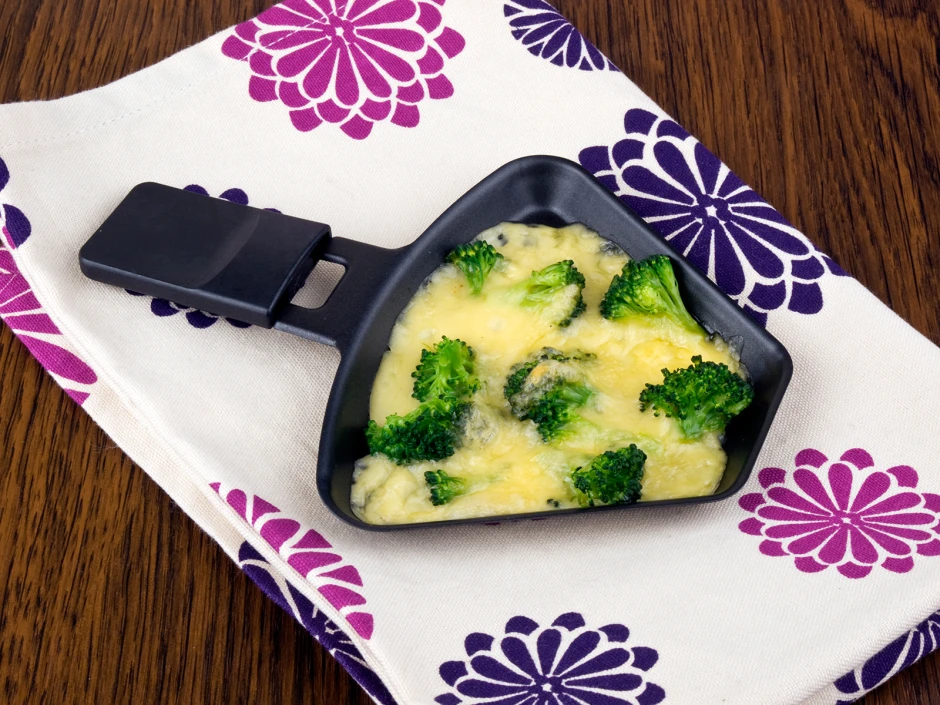 Brokkoli-K&auml;se-Raclette