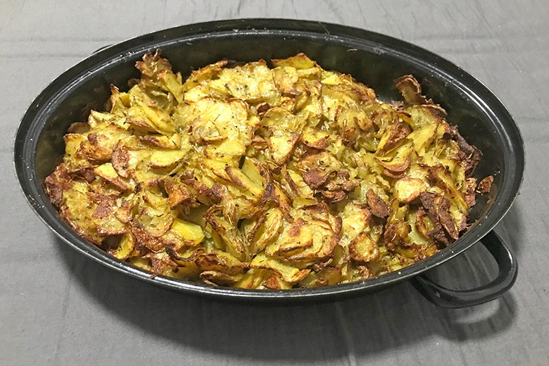 Knusprige Erdäpfel