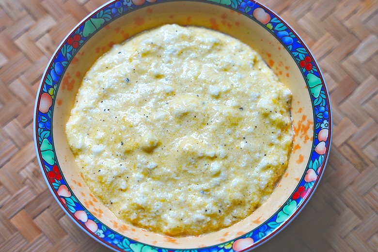 Käse-Sesam-Panade-Teig
