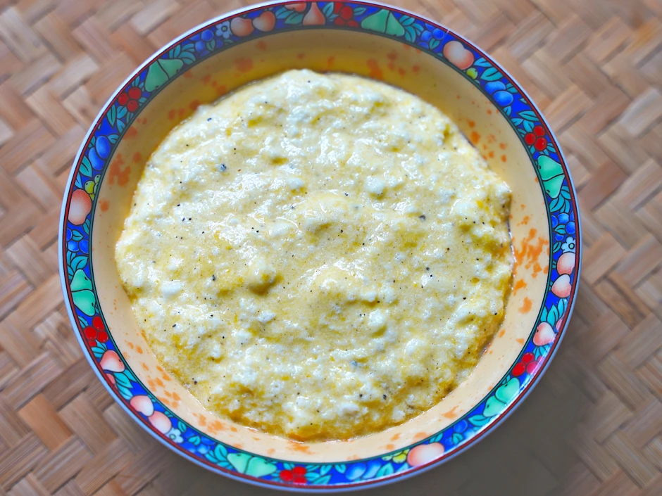 K&auml;se-Sesam-Panade-Teig
