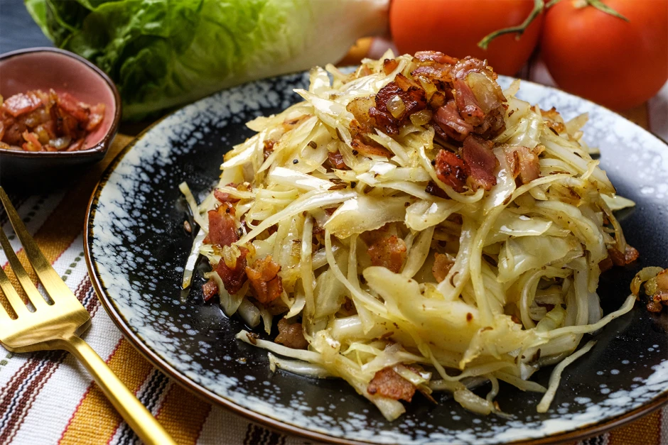 Warmer Krautsalat