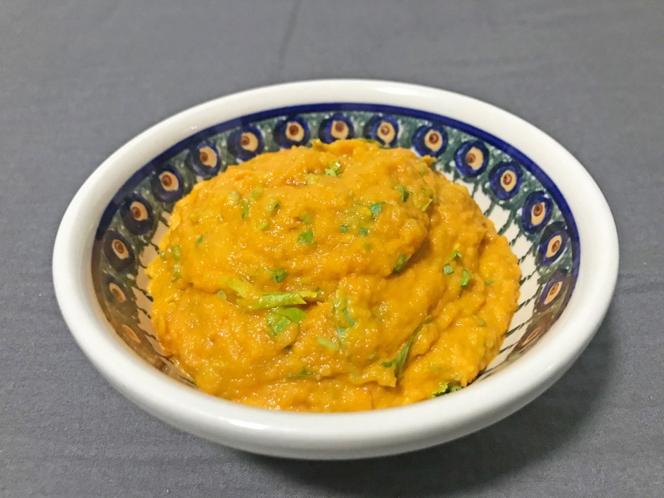 Karottenmus mit Koriander