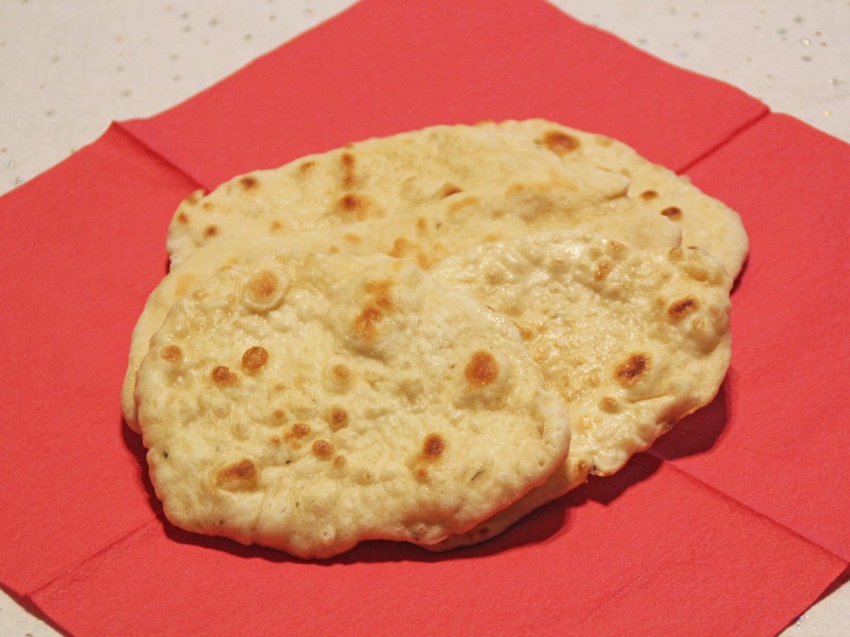 Dinkel-Naan-Brot