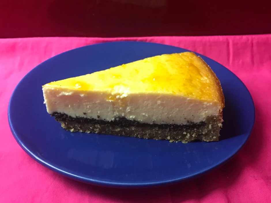 Käsekuchen mit Mohn