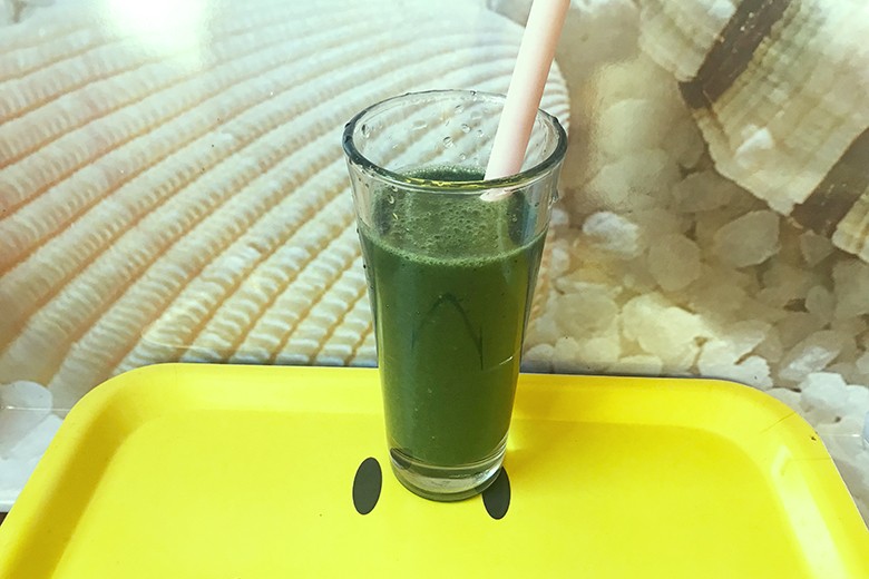 Exotenshake mit Spirulina