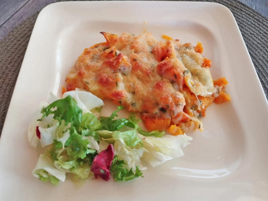 K&uuml;rbis-Gratin