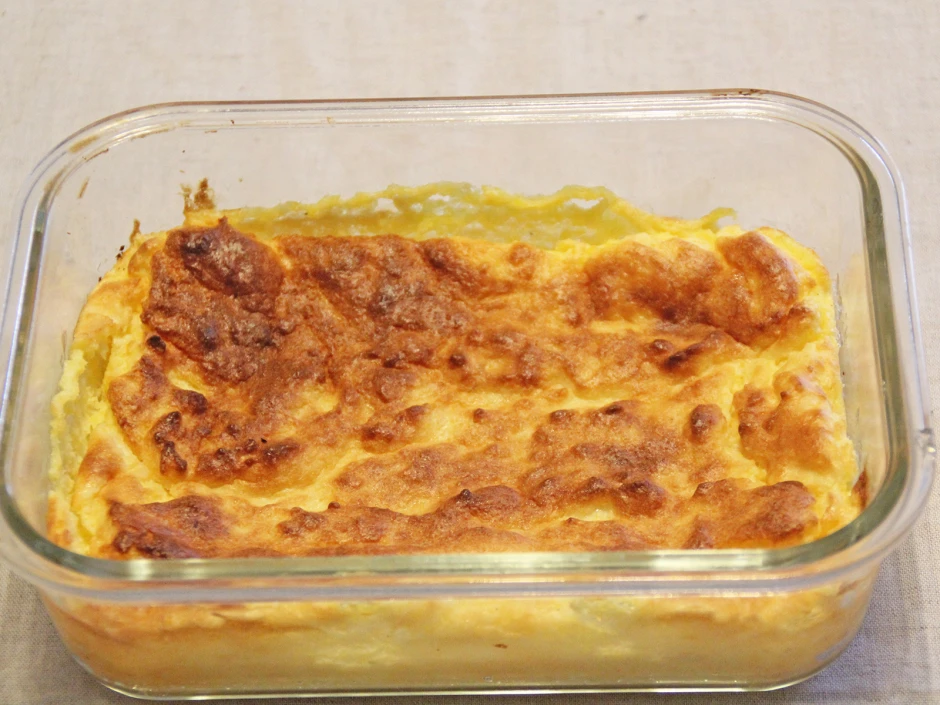 Polenta-Auflauf mit Topfen