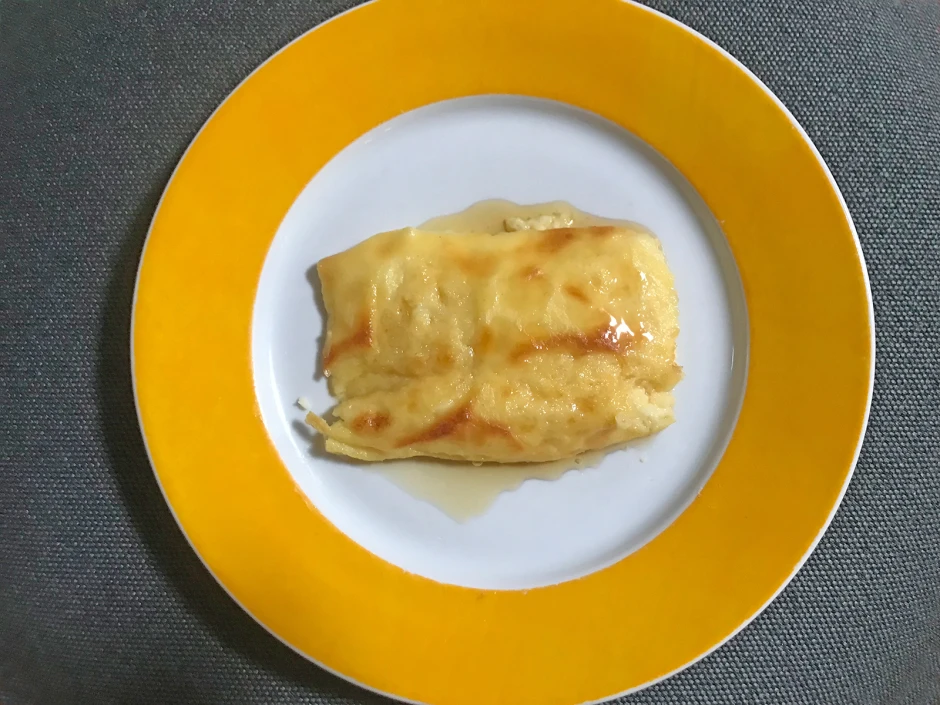 Maisbrei, gebacken