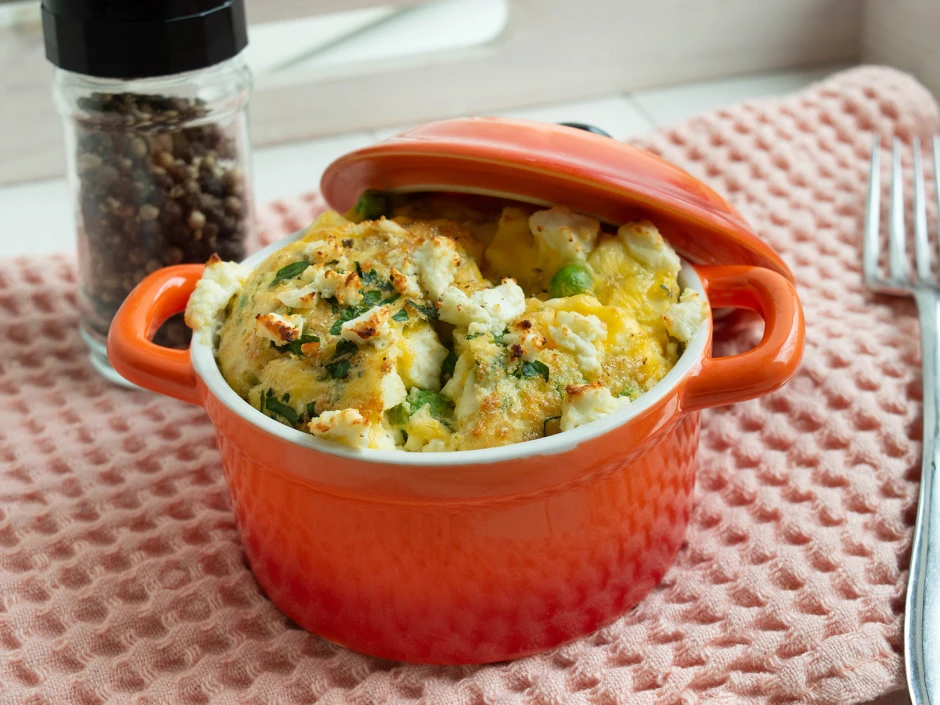 Eierspeise mit Feta