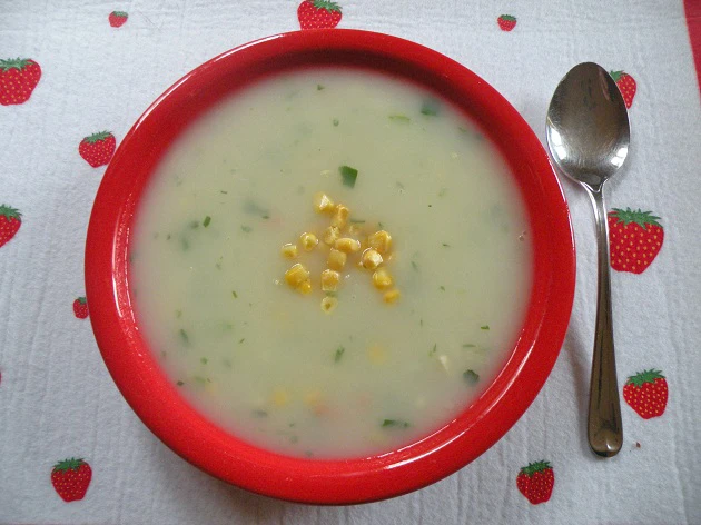 Erd&auml;pfel-Mais-Cremesuppe