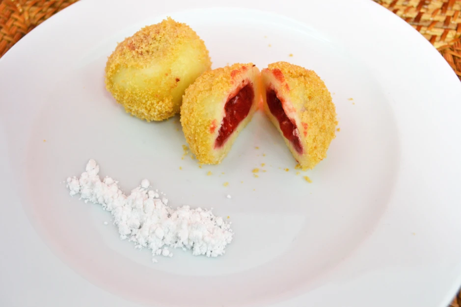 Erdbeerknödel