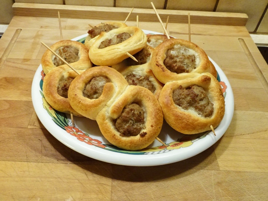 Faschiertes im Plunderteig