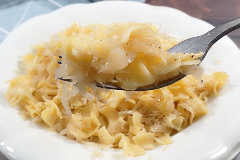 Krautfleckerl ohne Zucker