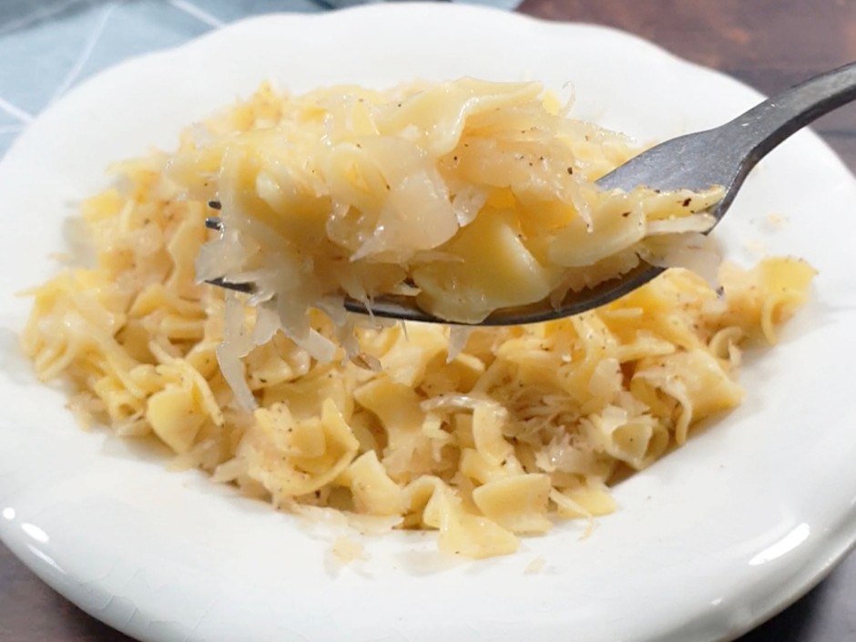 Krautfleckerl ohne Zucker