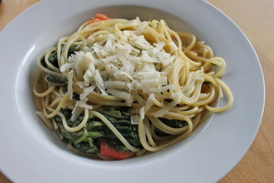 Pasta-mit-Blattspinat