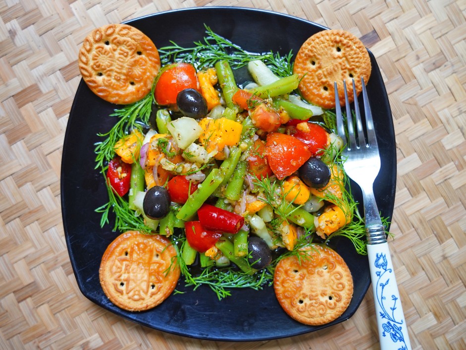 Gemischter Bohnensalat alla Lotus Garden