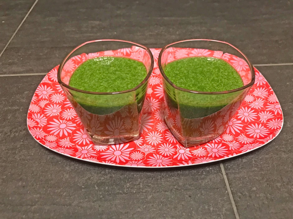 Grüner Smoothie, exotisch