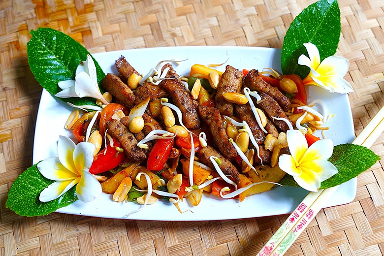 Gemüse mit Filetstreifen alla Lotus Garden