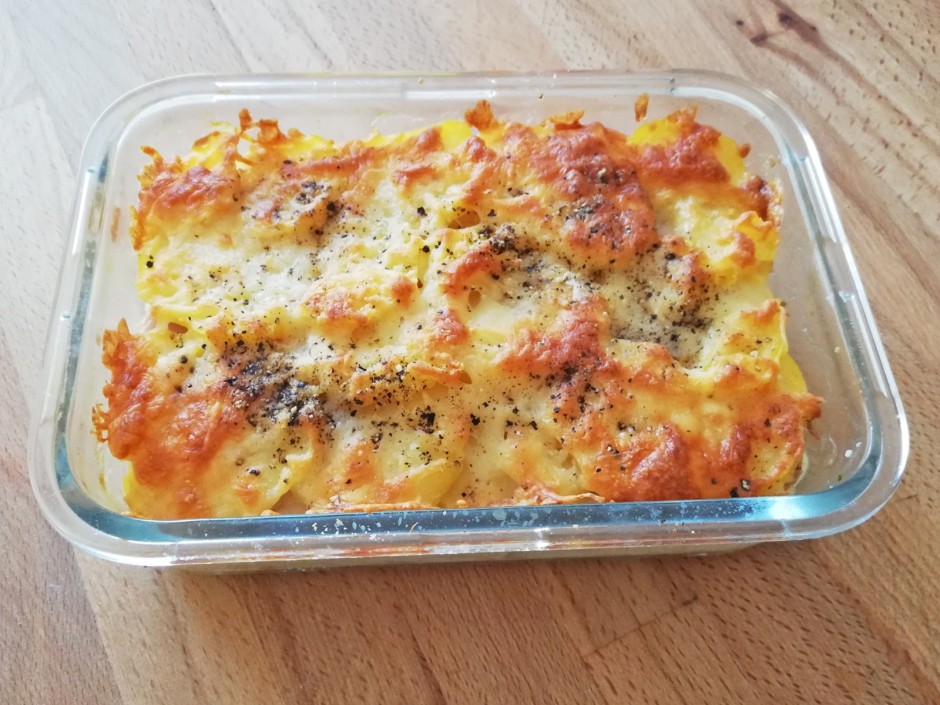 Kartoffelgratin mit Steinpilzen