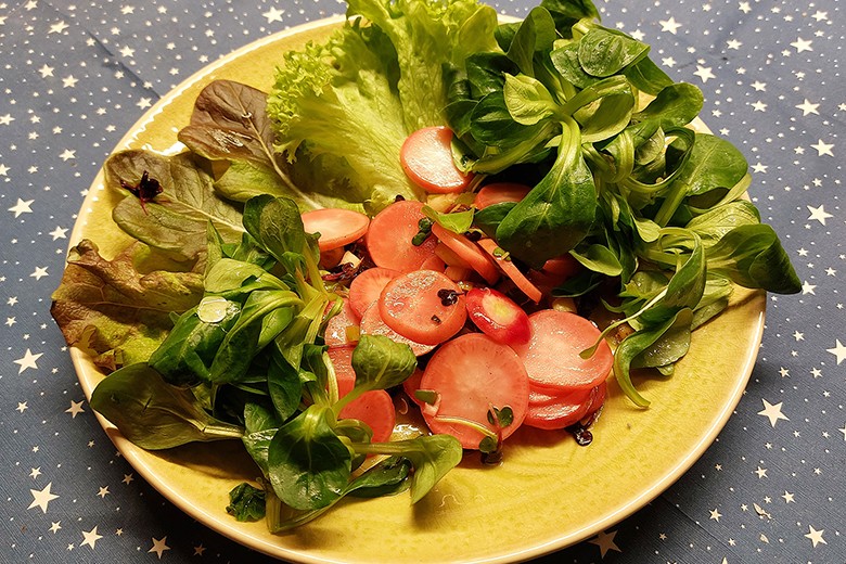 Radieschen-Kresse-Vogerlsalat