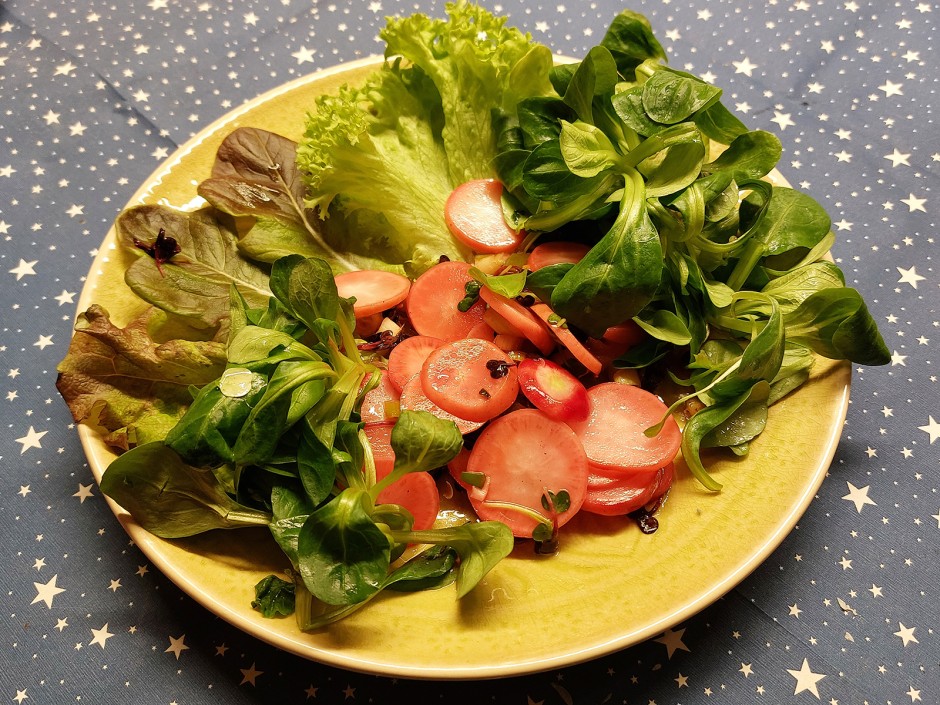 Radieschen-Kresse-Vogerlsalat