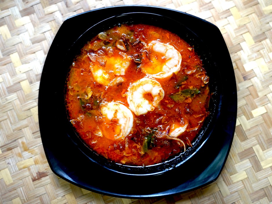 Scharfe Garnelensuppe Szechuan Art