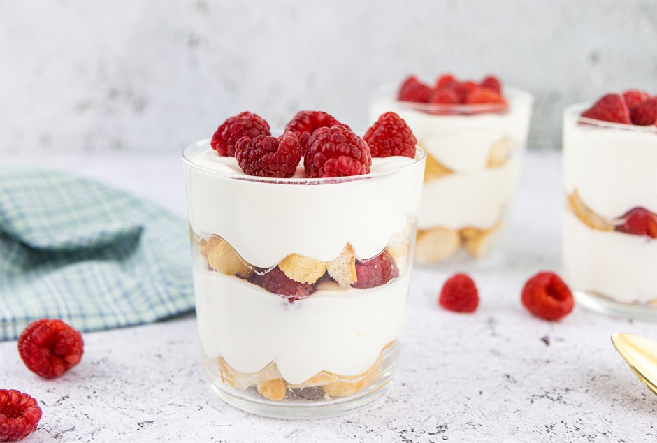 Himbeer Tiramisu im Glas